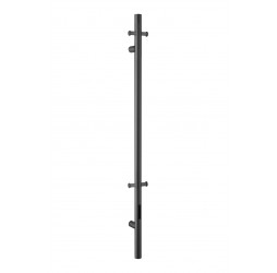 Полотенцесушитель электрический Uno SHINE GUN METAL 110 x 122 x 1500 мм графит глянец