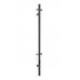 Полотенцесушитель электрический Uno SHINE GUN METAL 110 x 122 x 1500 мм графит глянец