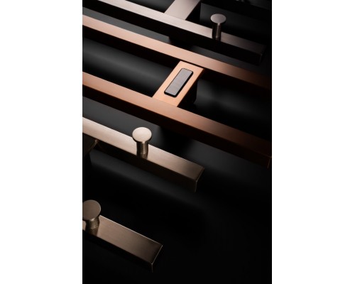 Полотенцесушитель электрический Boheme 2-трубы квадрат BRUSHED BRONZE