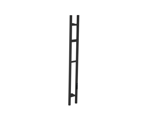 Полотенцесушитель электрический Boheme 2-трубы круглый BLACK