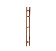 Полотенцесушитель электрический Boheme 2-трубы круглый BRUSHED BRONZE