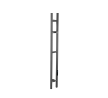 Полотенцесушитель электрический Boheme 2-трубы круглый GUN METAL