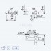 Смеситель для ванны ручка тип 2 Leaf 167 030 2CR Chrome