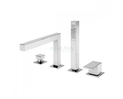 Смеситель на борт ванны, с наливом на ванну Linea 182 330 1NS Night Sky