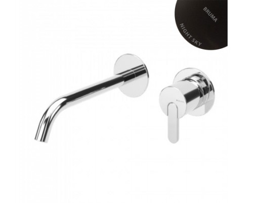 Внешняя часть смесителя LEAF для раковины. Длина излива 150 мм Night sky