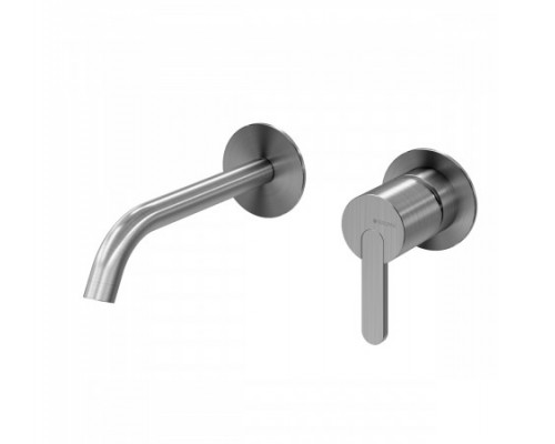 Внешняя часть смесителя X-Alpha для раковины. Длина излива 150 мм Satin stainless steel