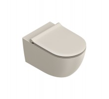 Catalano Sfera Унитаз подвесной 55x35см, безободковый, смыв Tornado, покрытие Twinglaze+, цвет: Sabbia Satinato