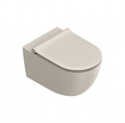 Catalano Sfera Унитаз подвесной 55x35см, безободковый, смыв Tornado, покрытие Twinglaze+, цвет: Sabbia Satinato