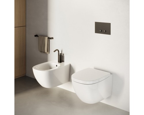 Унитаз подвесной белый Catalano Alvea 52x37 с крышкой плавного опускания (торнадо смыв)