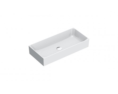 Раковина керамическая белая Catalano Verso 75x35 17535ZE00 (Эмаль CataGlaze+® Silver Titanium)