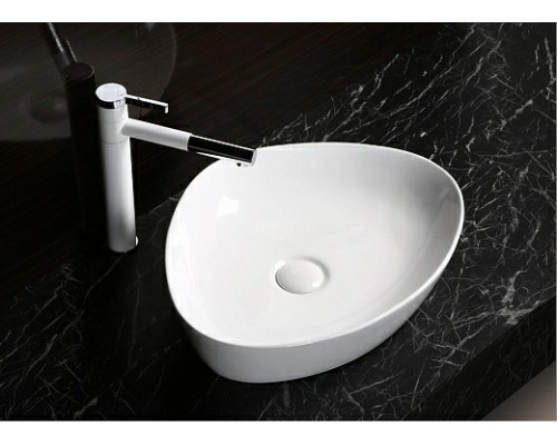 Раковина накладная, треугольная 50*40*16, белый, CR0021C