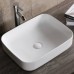 Раковина накладная, прямоугольная 50*40*13,5, белый, CR0084