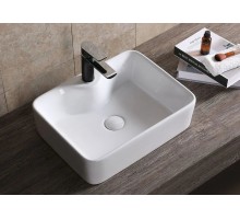 Раковина накладная, прямоугольная 48*37*13, белый, CR7051