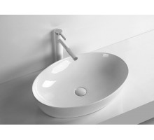 Раковина накладная, овал 61*41*14,5, белый, CR8023