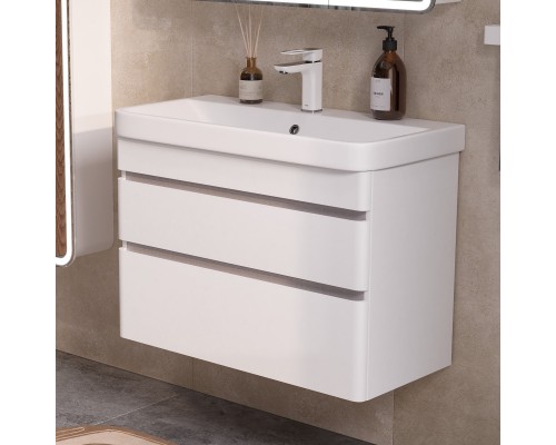 Тумба под раковину Equil Soldi tpSOLDI60.2Y-04, 594х337х540, подвесная, цвет белый