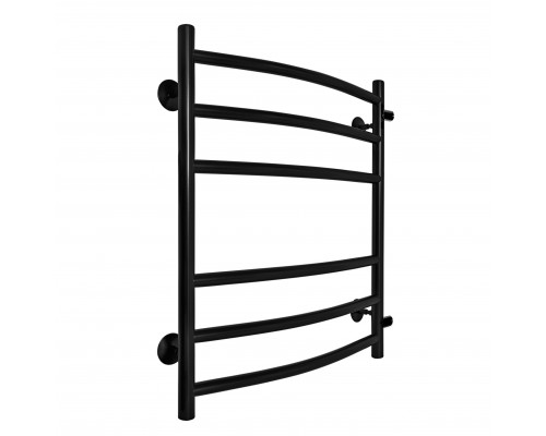 Fincopper медный полотенцесушитель FCB 630*500 черный RAL 9005 боковое, 6 перекл. подклюдчение