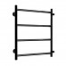 Fincopper медный полотенцесушитель FCEB 630х500 черный RAL 9005 боковое, 4 перекл. подклюдчение