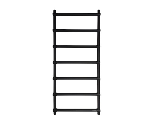 Fincopper медный полотенцесушитель FCL 1170*500 черный RAL 9005 нижнее, 7 перекл. подклюдчение