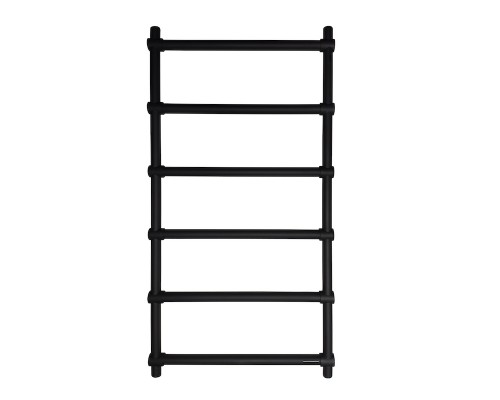 Fincopper медный полотенцесушитель FCL 900*500 черный RAL 9005 нижнее, 6 перекл. подклюдчение