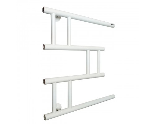 Fincopper медный полотенцесушитель FCM 500*500 белый RAL 9016 боковое подклюдчение