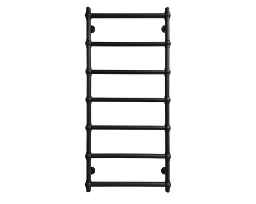 Fincopper медный полотенцесушитель FCR 1170*500 черный RAL 9005 нижнее, 7 перекл. подклюдчение