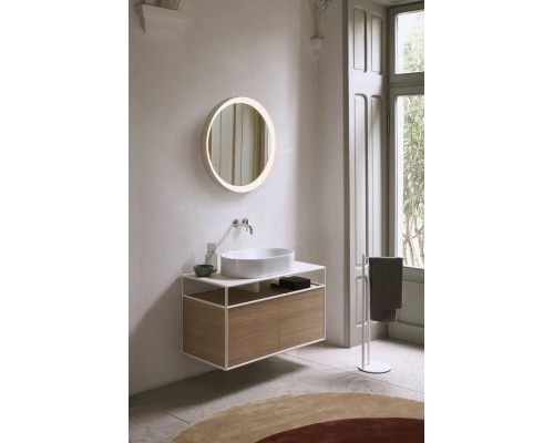 GSI 945811 Kube X Раковина 60х37 овальная, накладная, цвет белый