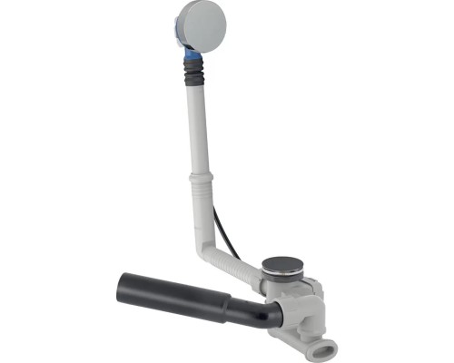 150.525.21.6 Слив-перелив Geberit, d52, длина 73 см, с декоративным комплектом: Глянцевый хром