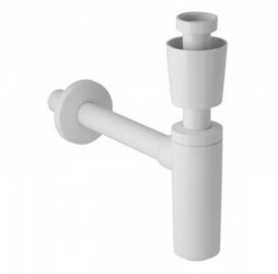 151.035.11.1 Geberit сифон для раковины белый на 40 мм