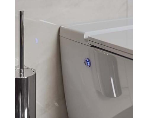 Подвесной импульсный унитаз Grossman, крышка тонкая микролифт, белый, GR-5501