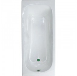 Ванна KAISER чугунная 1400*750*420 с ножками (белая) КВ-1701 с антискользящим покрытием