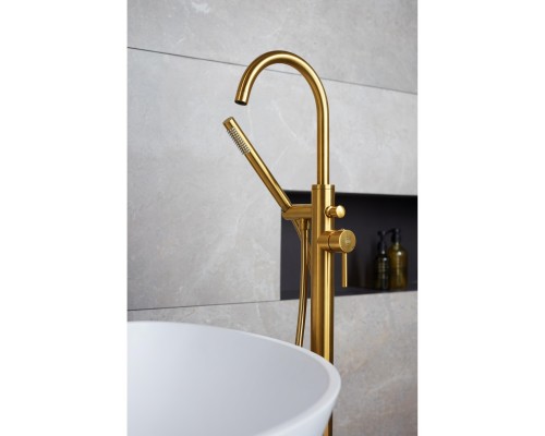 MOZA GOLD Смес для отдельно стоящей ванны(золото), 5035-510-31