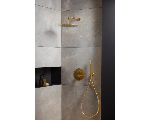 Душевая система MOZA GOLD скрытого монтаж 3-х функциональная (золото), 5039-501-31