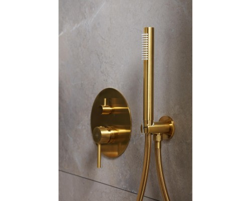 Душевая система MOZA GOLD скрытого монтаж 3-х функциональная (золото), 5039-501-31