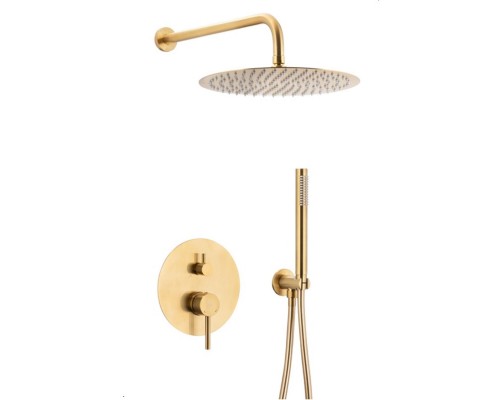 Душевая система MOZA GOLD скрытого монтаж 3-х функциональная (золото), 5039-501-31