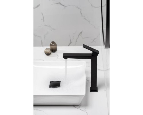 KFA Armatura LOGON BLACK,Смес. для отдел.стоящего умыв(черн) 5132-612-81