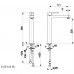 KFA Armatura LOGON BLACK,Смес. для отдел.стоящего умыв(черн) 5132-612-81