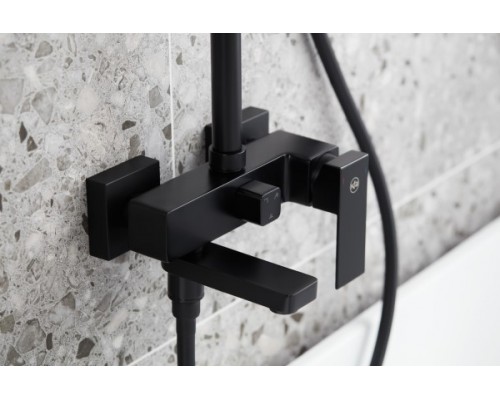 Душевая стойка Armatura Logon 5136-915-81 черный матовый