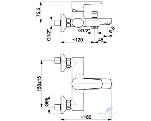 KFA Armatura Смеситель NEON для  ванны 5224-013-00