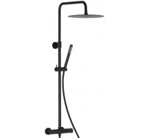 Душевая система с термостатом Armatura Moza 5736-920-81 черный мат