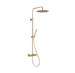 KFA Armatura MOZA GOLD PREMIUM Cмес.термо со стойк(удлин труба) 5736-921-39