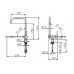 KFA Armatura Смеситель THETA для кухни 6523-915-0 с поворотным изливом
