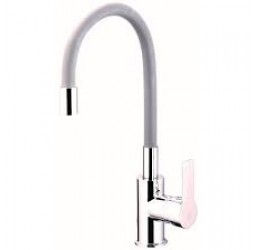 KFA Armatura Смеситель RUMBA для кухни гибкий излив (серый) 6553-915-63