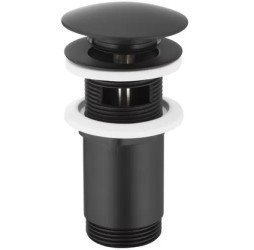 KFA Armatura Сифон  KLIK-KLAK с переливом (черный) 660-254-81