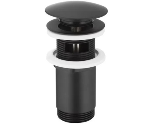 KFA Armatura Сифон  KLIK-KLAK с переливом (черный) 660-254-81