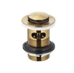 KFA Armatura Сифон KLIK-KLAK GOLD с переливом (малый)золото 660-354-31