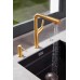 DUERO DESIGN Смес.кухон с выдвиж лейкой (золото)