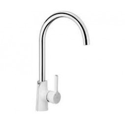 KFA Armatura ANGELIT Смеситель для кухни выс.(бел.-хром) 6713-915-40