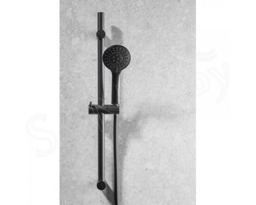 Armatura Moza Black Душевой гарнитур с 3-функциональной лейкой, черный