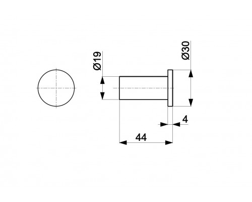 KFA Armatura Держатель точечный (черный) 864-020-81