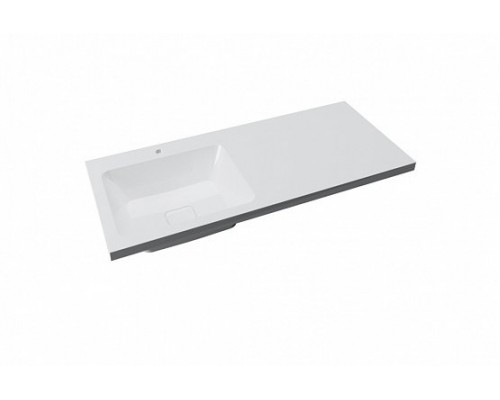 Раковина на стиральную машину Madera, Kamilla 110 (Левая) - 1100x480 цв. белый